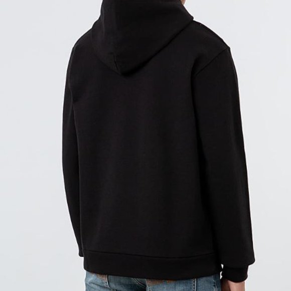 A.P.C.  BENITO DINNER LOGO GRAPHIC HOODIE IN BLK - Picture 4 of 13